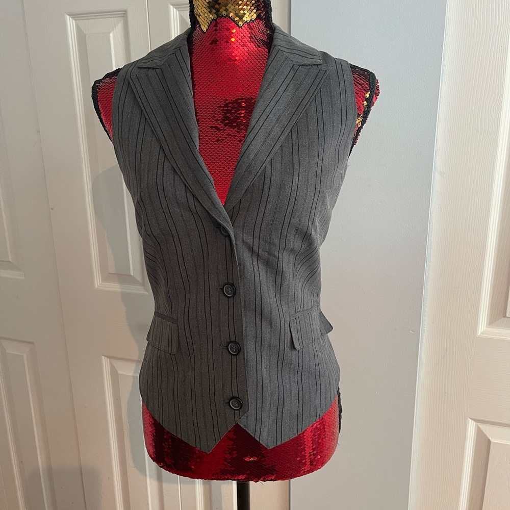 Woman’s button up vest